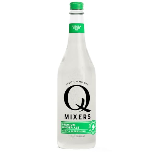 Q Mixers Ginger Ale, Premium Cocktail Mixer Made with Real Ingredients, 750 ml