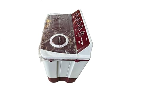 Image of Voltas Beko 7 kg Semi-Automatic Top Load Washing Machine, 5 Star Rating, Burgundy, WTT70DLIM