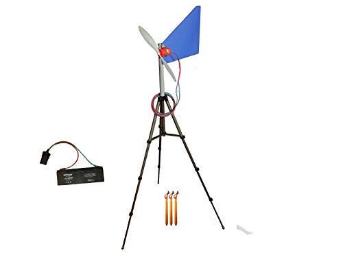 Travel Wind Turbine Generator II with Battery - Portable Power for RVers, Boaters, Campers, Hunters, Cabin Owners
