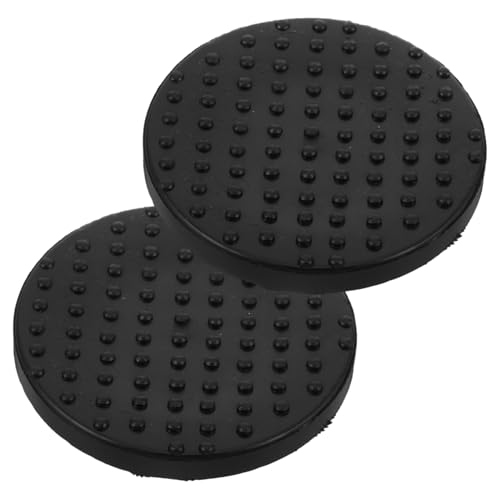 HEALLILY 2 Piezas De Bandeja De Rueda Delantera Paleta De Coches Rueda De Automóvil Almohadilla De Paleta Manija De Puerta Almohadilla De Choque Almohadilla De Elevación Circular