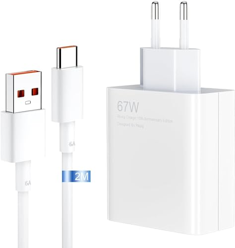67W per Xiaomi Charger Turbo: questo caricatore per Xiaomi 13 è appositamente progettato per la ricarica rapida dei telefoni cellulari Xiaomi. La potenza massima è di 67W, compatibile con 55W/33W/18W. Per i telefoni di altre marche, la potenza è di 10-20W a seconda del protocollo di ricarica del telefono. Si prega di notare che questo caricabatterie NON è adatto per la ricarica rapida dei computer portatili.
