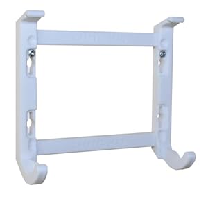 EasyClick passgenauer Wandhalter für AVM Fritz!Box 4050, 5530 Fiber, 6850 5G, 6850 LTE, 7510, 7530AX, auch als Deckenhalterung, in jeder Richtung montierbar, inklusive Montagematerial.