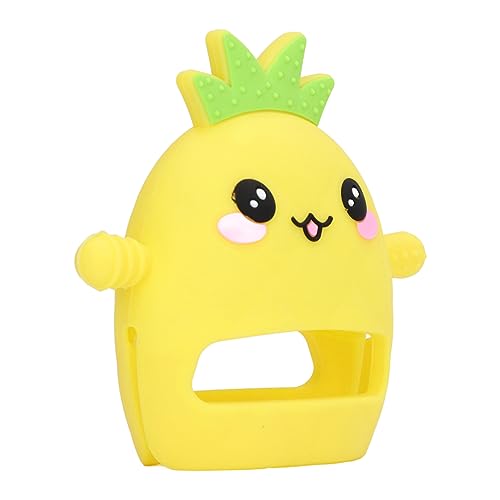 Moufle de Dentition pour bébé en Forme de Fruit, Anneau de Dentition en Silicone Souple pour Soulager le Gonflement des Gencives, Améliorer le Développement Sensoriel des Bébés