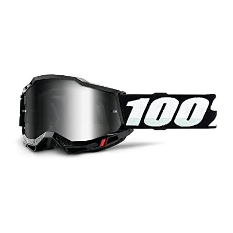 Desconocido Sport Brille 100% Accuri 2 Schwarz 22, Silber Spiegel Cover