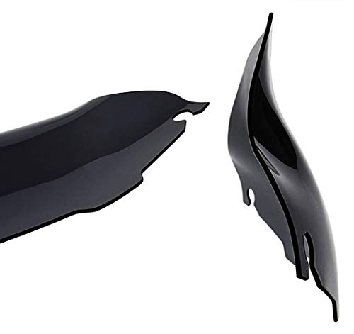 5 Inches Motorcycle Windshield Windscreen Compatible With Harley Electra Street Glide Touring Bike Black 5" 14-22 #TOP3