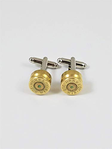 .308 Winchester Caliber Ammo Mancuernillas miniatura 2