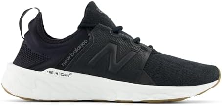 New Balance Fresh Foam X Cruz V3 Tênis de corrida masculino, Preto