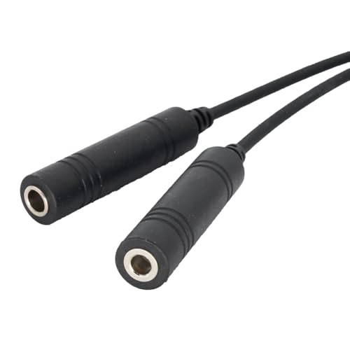 Adaptador GA Dual Plugs a XLR 5 Pines para Auriculares miniatura 3