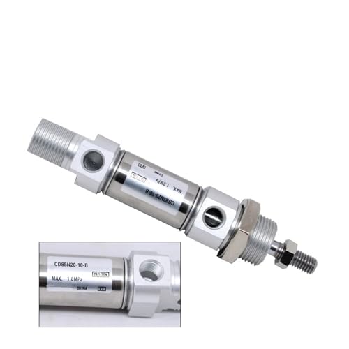 Cilindro neumático de doble efecto CD85N12 con diámetro de 12mm y carrera 10mm