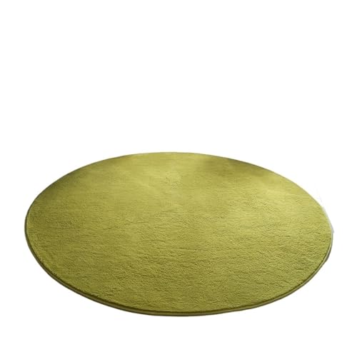 Tapis doux vert 110 cm protecteur pour chaise de bureau - 2