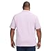IZOD Men's Big and Tall Advantage Performance Short Sleeve Stripe Polo Shirt, Viola Colorblock, 4X-Large Big