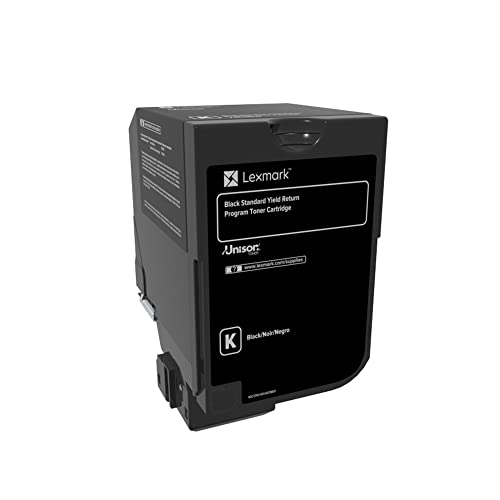 Lexmark 74C1SK0 cartouche de toner noir stoppe les traces d'encre pour 7000 pages