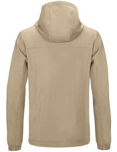 Image of Little Donkey Andy Men's Lightweight Breathable Windbreaker Golf Jacket UPF50+ Windproof Outdoor Running Coat