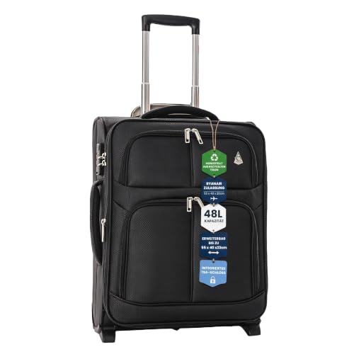 Aerolite Erweiterbar 55x40x20cm auf 55x40x23cm Lufthansa Eurowings Bordgepäck Handgepäck...