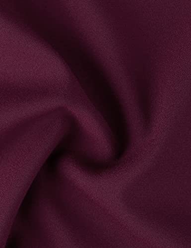 Lotusmile Womens Blouses 3/4 Sleeve, Women's Chiffon Collared Dress Shirts Cuffed Roll Up Sleeve Button Down Blouse Curved Hem Lightweight Silky Drape Top Button Front Shirts For Women Work #TOP4