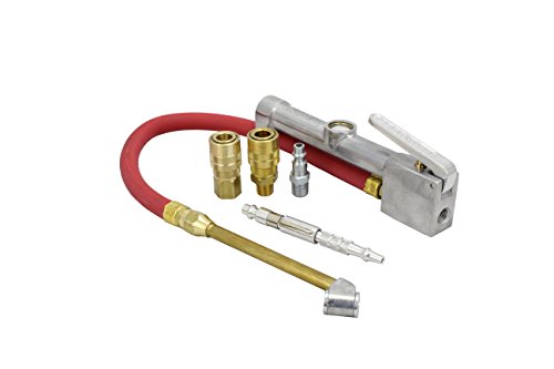 Milton (MK506-1) Pocket Blow Gun, Inflator Gauge, and M-Style KWIK-CHANGE Air Coupler & Plug Kit, (5-Piece)