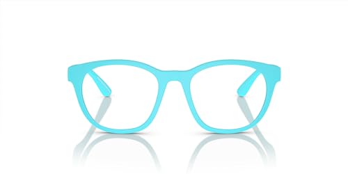 Emporio Armani Girls' Ek4001 Prescription Eyewear Frames with Interchangeable Sun Clip-ons Round