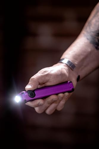 Image of Streamlight 88818 Wedge 1,000-Lumen Max 300-Lumen Standard 1,200-Candela Flat Everyday Carry Flashlight, Includes USB-C Cable and Lanyard, Purple
