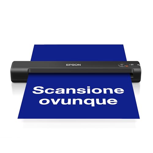 Epson ES-C320W Scanner A4 di Precisione per Documenti e Foto, Connessione Wireless, Ottimizzato per...