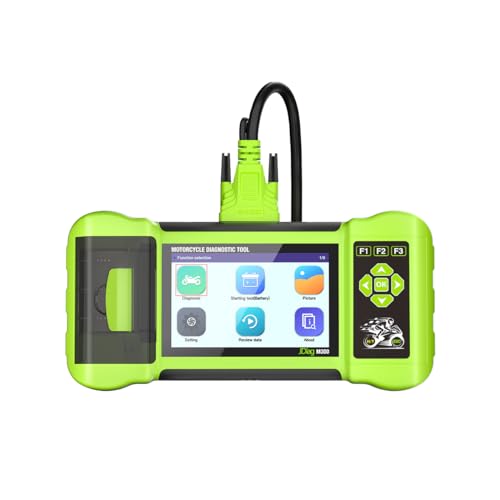 TopDiag M300 Professional Motorcycle Diagnostic Instrument, Battery Tester,Support Software Upgrade and Printing,All System Diagnostic Fault Code Reader