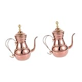 Arabia Tea Pot 2pcs Arabic Coffee Pot Commercial Coffee Pot Stainless Steel Coffee Pot Stainless Steel Teapot Filter Stainless Steel Arabic Coffee Pot Teapot with Infuser