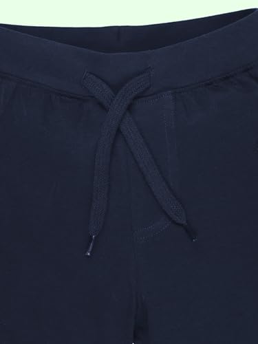 Image of KiddoPanti Boys 100% Cotton Knitted Above Knee Length Basic Cargo Shorts