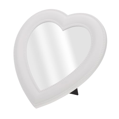 Espejo de Maquillaje de Escritorio Forma de Corazón IMIKEYA