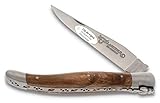 LAGUIOLE en Aubrac Taschenmesser L0212CVIF 12 cm, Klinge 10 cm matt, Backen matt, Griffschalen Weinrebe