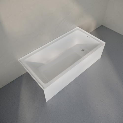 Swiss Madison Voltaire 72 x 32 Skirted Right Drain Soaking Alcove Bathtub in Glossy White, Drain Included by Swiss Madison - Image 8