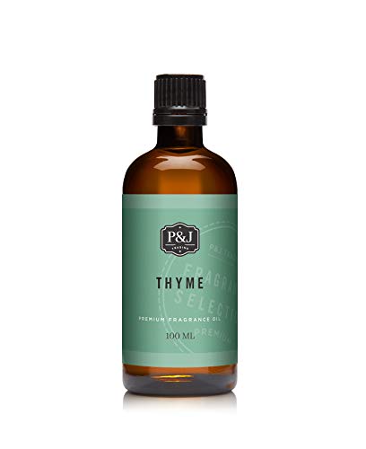 Image of P&J Trading - Thyme Scented Oil 100ml - Fragrance Oil for Candle Making, Soap Making, Diffuser Oil