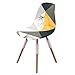 Hengshitong Housse de Chaise Scandinaves, Manger Couverture de Chaise Salle Extensible, Recouvre Chaise pour Cuisine Salon Bureau Manger #2