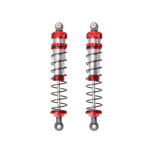 Amortisseur 110mm RC en métal rouge durable pour Arrma Fury Mega 1/10