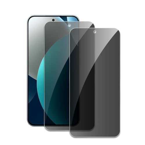 AKLPP 2 Pièces Verre Trempé Anti-Espion pour XIAOMI Redmi Note 15 Pro 5G, 9H Film Protection Écran, Film Protecteur Vitre [Confidentialité Protection] [9H Dureté] [Sans Bulles] [Anti-Rayures]