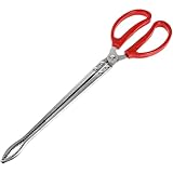 CALLARON Pinzas Largas para Pesca y Captura de Anguilas y Pulpos de Acero Inoxidable de 38 CM Clip Antideslizante para Actividades al Aire Libre y Picnic