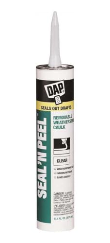 Dap Seal N' Peel Removable Weatherstrip Caulk 10 oz miniatura 1