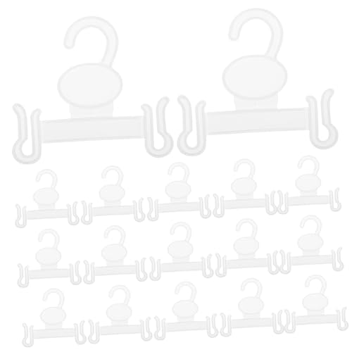 OUNONA 100pcs Sneaker Storage Organizer White Hangers for Shoes Slippers Retail Display Over Door Shoe Rack