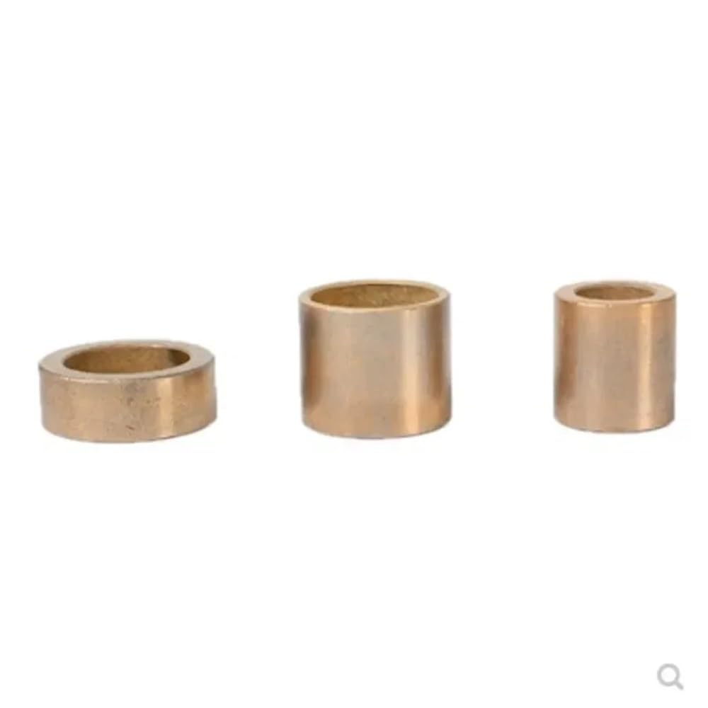 Douille de Forage Lot de 5 Petites bagues roulement en Laiton Pur 7 à 12 mm, Manchons légers cuivre et huilé(8 * 10 * 10MM)