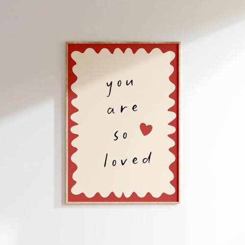 Affiche sur toile avec citation positive et bienveillante pour chambre de b&eacute;b&eacute;