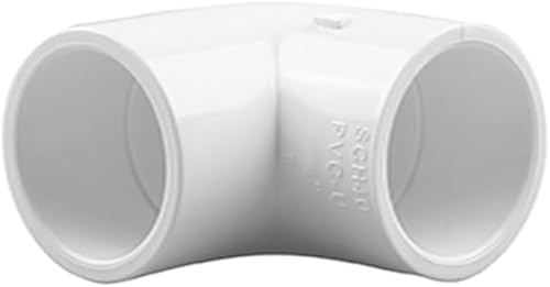 Miniatura 4 de 2way 1 pulgada 90 grados PVC codo Fitting, accesorios de esquina de PVC de grado de muebles para muebles de construcción DIY SCH40 10 unidades