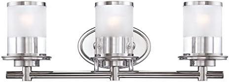 Designers Fountain 6693-CH Essence Bathroom Vanity Light Fixture, 3, Chrome