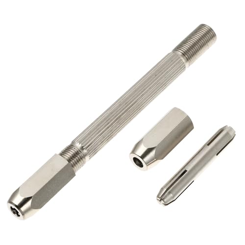 ARTIBETTER Head Hand Twist Drill Set for Jewelry Making Earring Silver Jewelry Wire Mini Chuck Hand Drill Bits Double-ended Drilling Tool