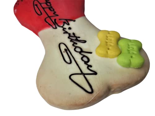 Lolo Pets Classic Geburtstagstorte für den Hund, Knochenform