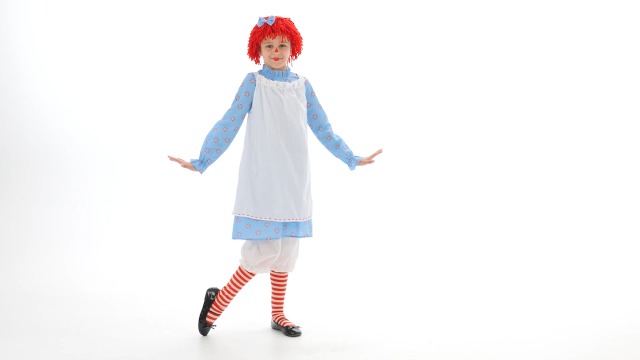 Disfraz clásico Raggedy Ann para niños talla Medium miniatura 6