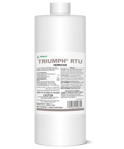 ALLIGARE Triumph RTU Herbicide Weed Killer - Ready-to-Use Tree Stump Killer with Blue Dye, Controls Woody Plants & Prevents Re-Sprouts, Ideal for Cut Stump Treatments - Compare to Tordon RTU - 1 Quart