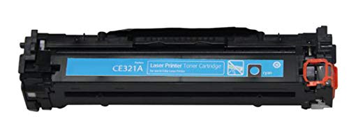 Adecuado para HP CE320A Cartucho de tóner 128A Equipo de Impresora láser a Color CP1525n CM1415fnw Fácil de Agregar Polvo (Blue) Cover