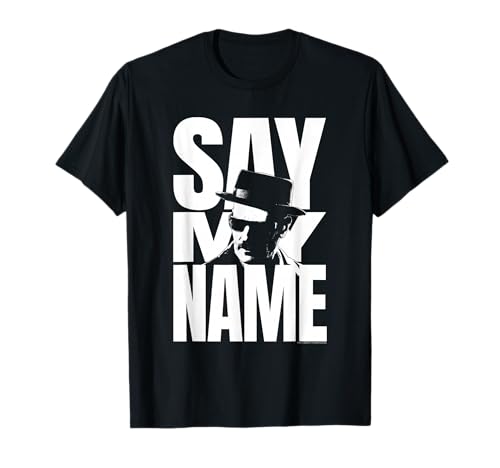 Breaking Bad Walter Say My Name Maglietta