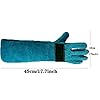 Animal-Handling-Glove-Anti-Scratch-Protective-Gloves-for-Training-Dogs-Cat-Bird-Snake-Parrot-Lizard-Wild-Animals-Reptiles-Bite-Resistant-Gloves-Blue Anti Scratch Protective Gloves for Training Dogs