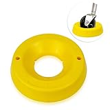 Zone Tech Trailer Jack Wheel Dock - Premium Quality Highly Visible Travel Doughnut Chock for Trailer Tongue Jack Wheel