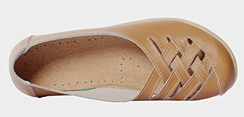 Image of VenusCelia Women's Braided-Nests Walking Flat Loafer