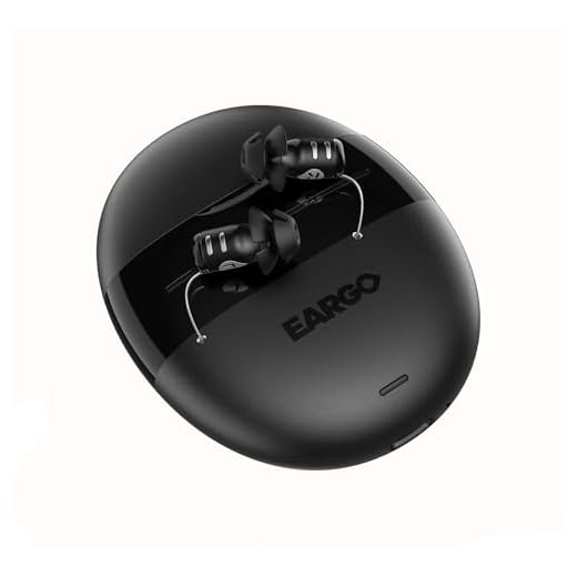 EARGO 8 Virtually Invisible Self-Fitting FDA-Cleared OTC CIC Hearing Aids - Most Advanced Model with Smart Sound Adjust and Sound Match Technology, Rechargeable, Lifetime Customer Support